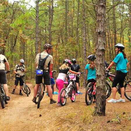 Trips For Kids JORBA - Biking in Allaire State Park, Fall 2013 - 10/05/2013