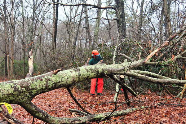 A big mess of the main access road - 3