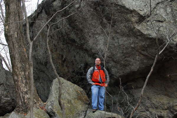 Bear Rock and myself. Soo big