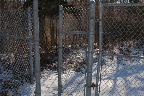 Here is the entrance to the left