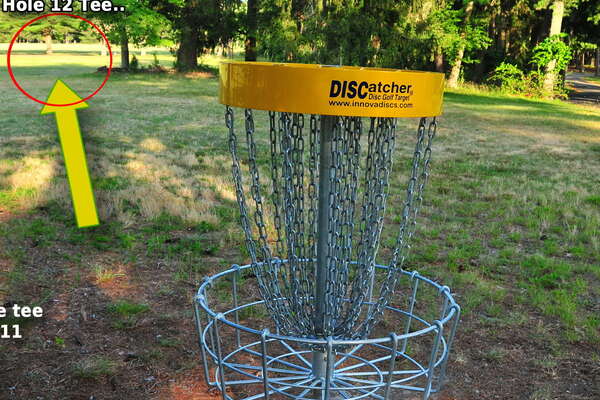 Walk between Hole 11 and 12