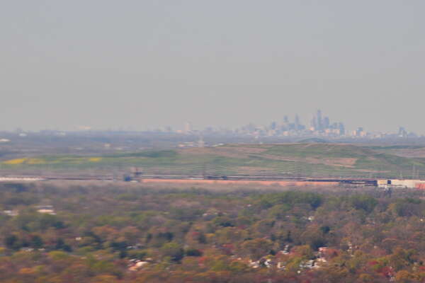 Philly in the distance