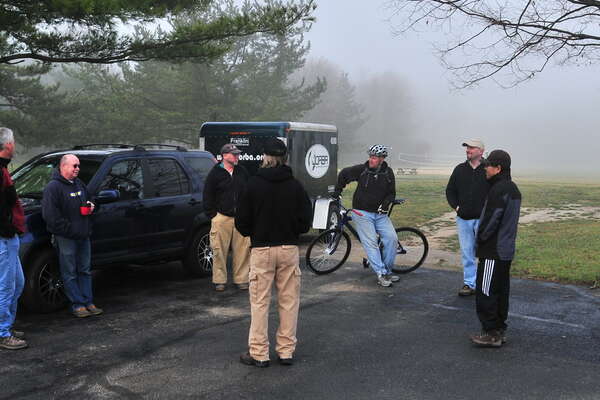 Waiting for the day to begin