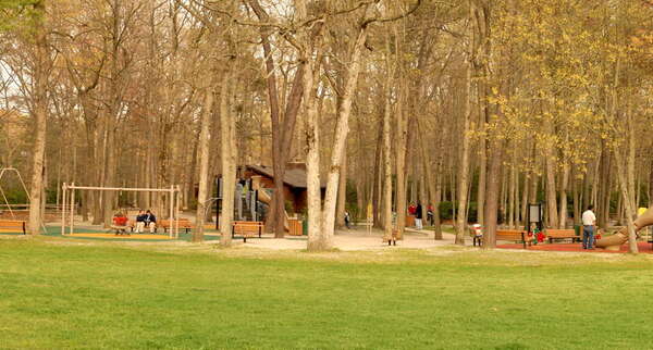 A nice panoramic shot of the playground