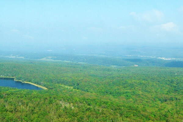 Looking out the monument from the top