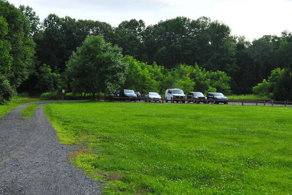 Parking for the camping area