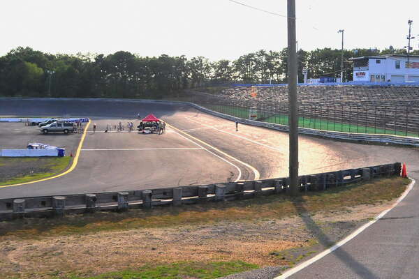 Heading down to the track