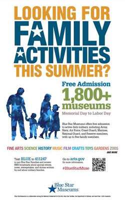 Blue Star Museums to Offer FREE Admission to Active Military Personnel
