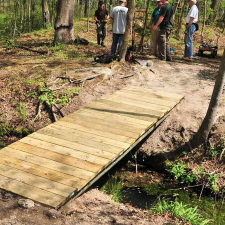 Trail Day With S.M.A.R.T. at Mercer County Park - April 21, 2012 - 04/22/2012