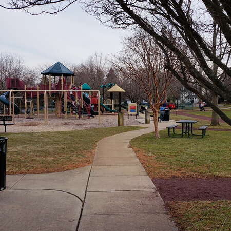 Playing in Sickles Park, Little Silver - 01/01/2020