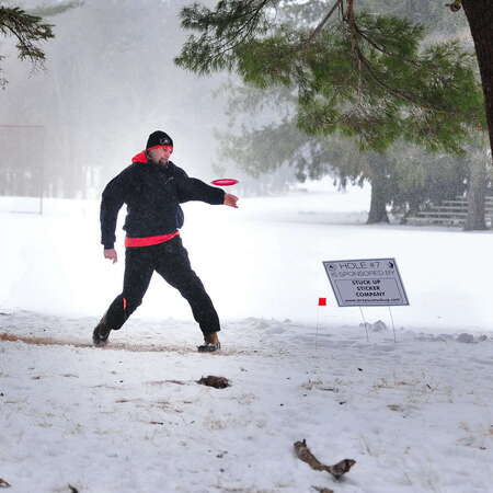 Ocean County Disc Golf Ice Bowl (Video) - 02/10/2014
