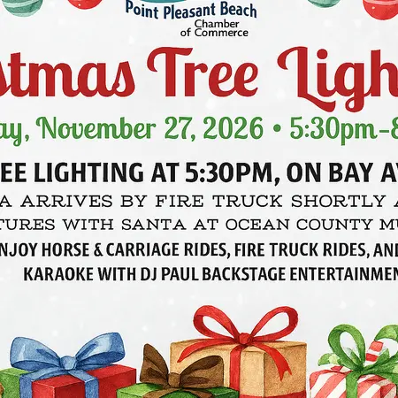 Point Pleasant Beach Christmas Tree Lighting and Santa Arrival