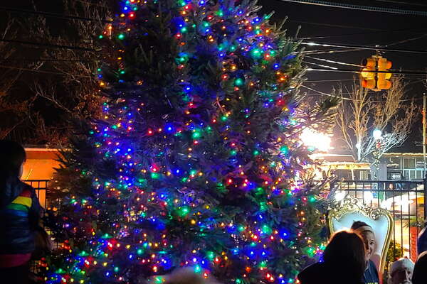 Christmas Tree and Santa