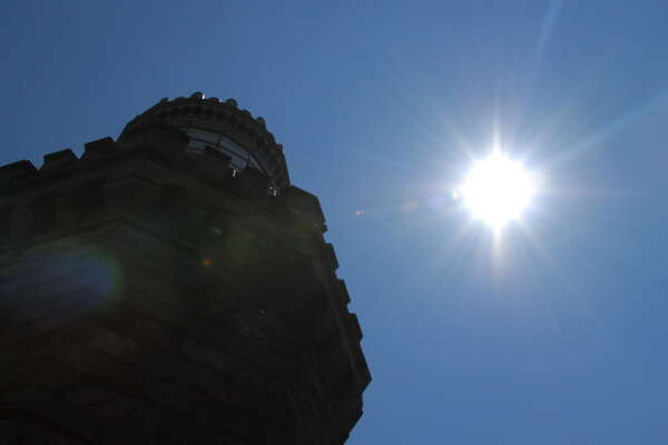 Is that a UFO, or the sun?