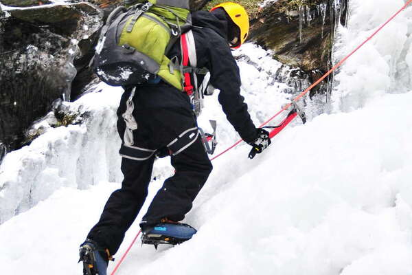 Another climber enjing himself