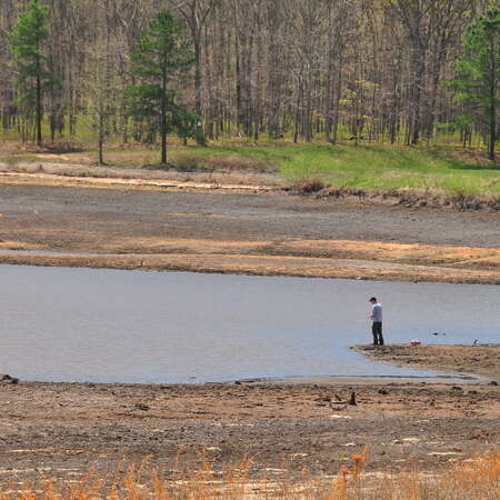 Prospertown Lake - Low Water.. - 04/21/2012