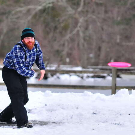Ocean County Disc Golf Ice Bowl, Round 1 (Morning) - 01/25/2014
