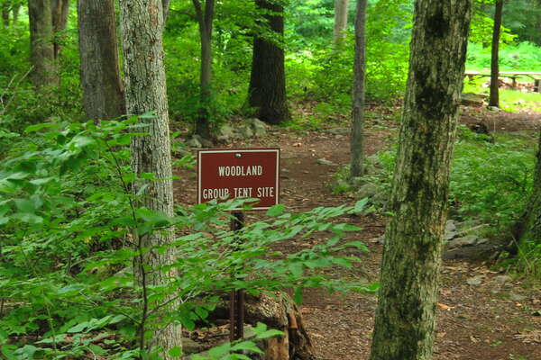 The campsites are well marked