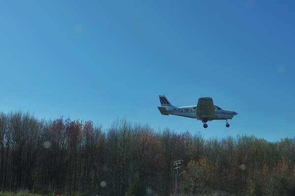 Landing in front of us