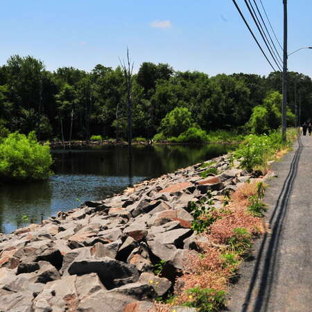 Biking the Perimeter Trail at the Manasquan Reservoir (2012) - 05/03/2014
