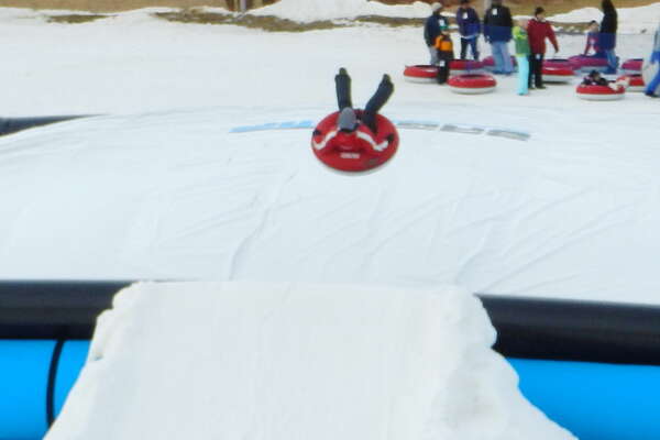 Jackie gets here turn on the tube ramp