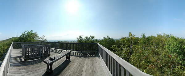Panoramic of the observation platform