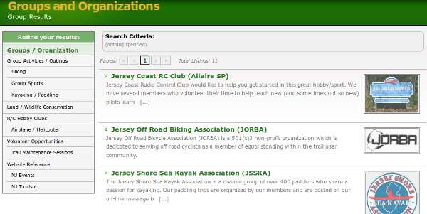 Group Page Screenshot