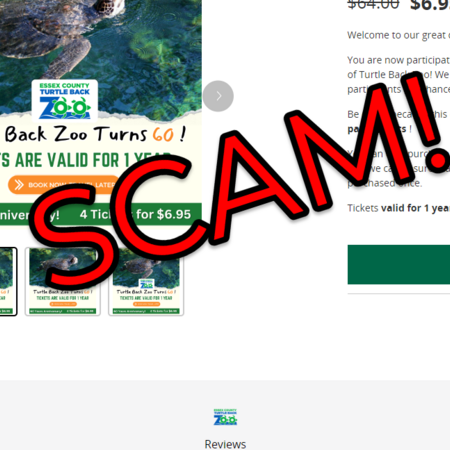 There is a scam afoot - don't fall for this