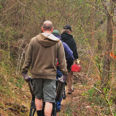 Trail Day With S.M.A.R.T. at Mercer County Park - March 17, 2012 (with Video!) - 03/17/2012