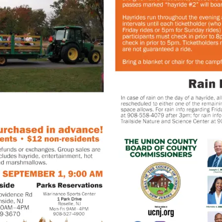 Hayrides and Campfires at Warinanco Park