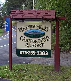 Rockview Valley Campground sign
