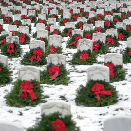 Wreaths Across America at Beverly National Cemetery